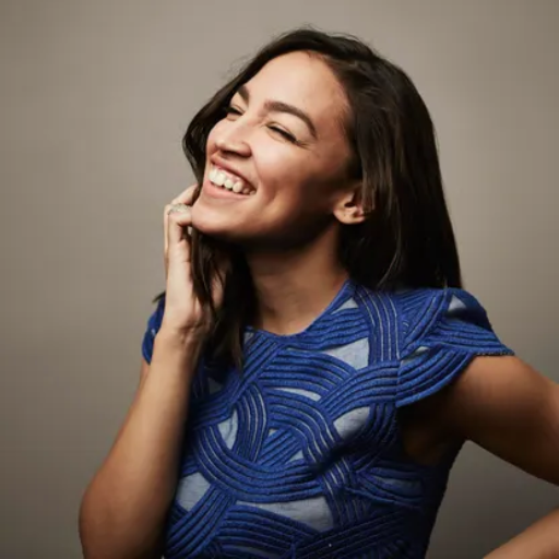 How does Alexandria Ocasio-Cortez's net worth compare to other members of Congress?